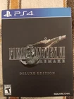 Final Fantasy VII Remake Deluxe Edition Sony PlayStation 4 Complete CIB PS4