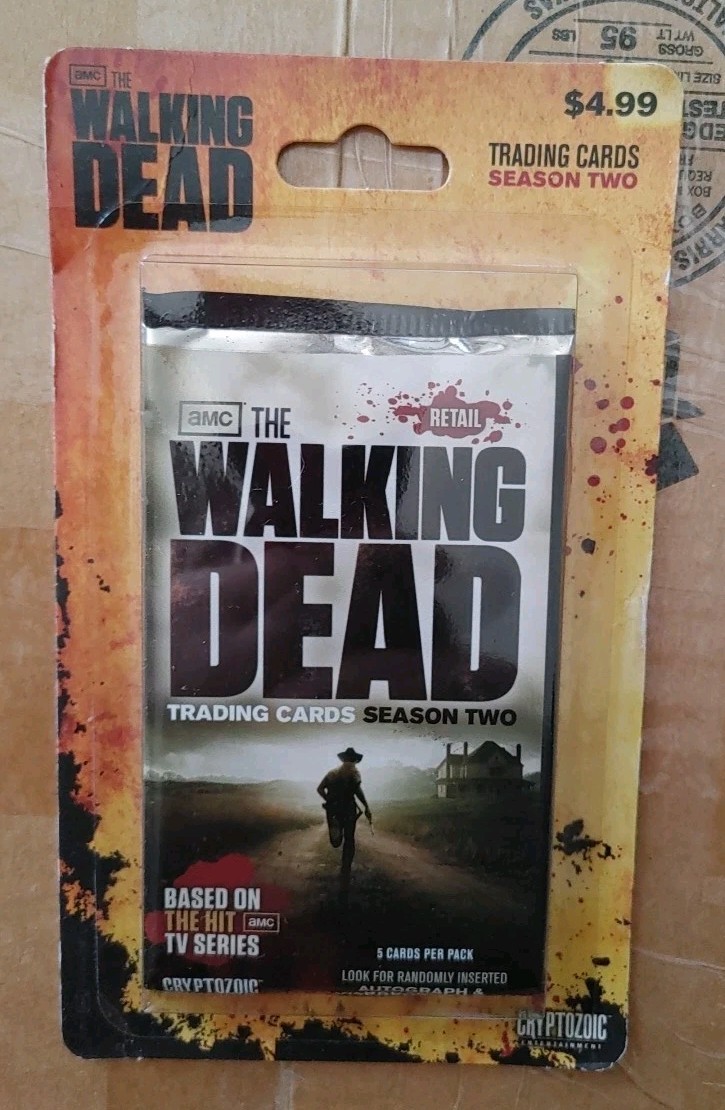 2012 Walking Dead Season 2 Cryptozoic Sealed 2-Pack Blister Autograph Wardrobe?