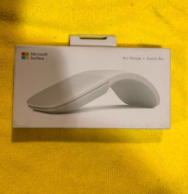 Microsoft Surface Arc Mouse Gray Bluetooth Wireless BlueTrack Touch Scroll - NEW