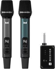 Wireless Microphone, Metal Dynamic Wireless Microphones with One-To-One Chip Con