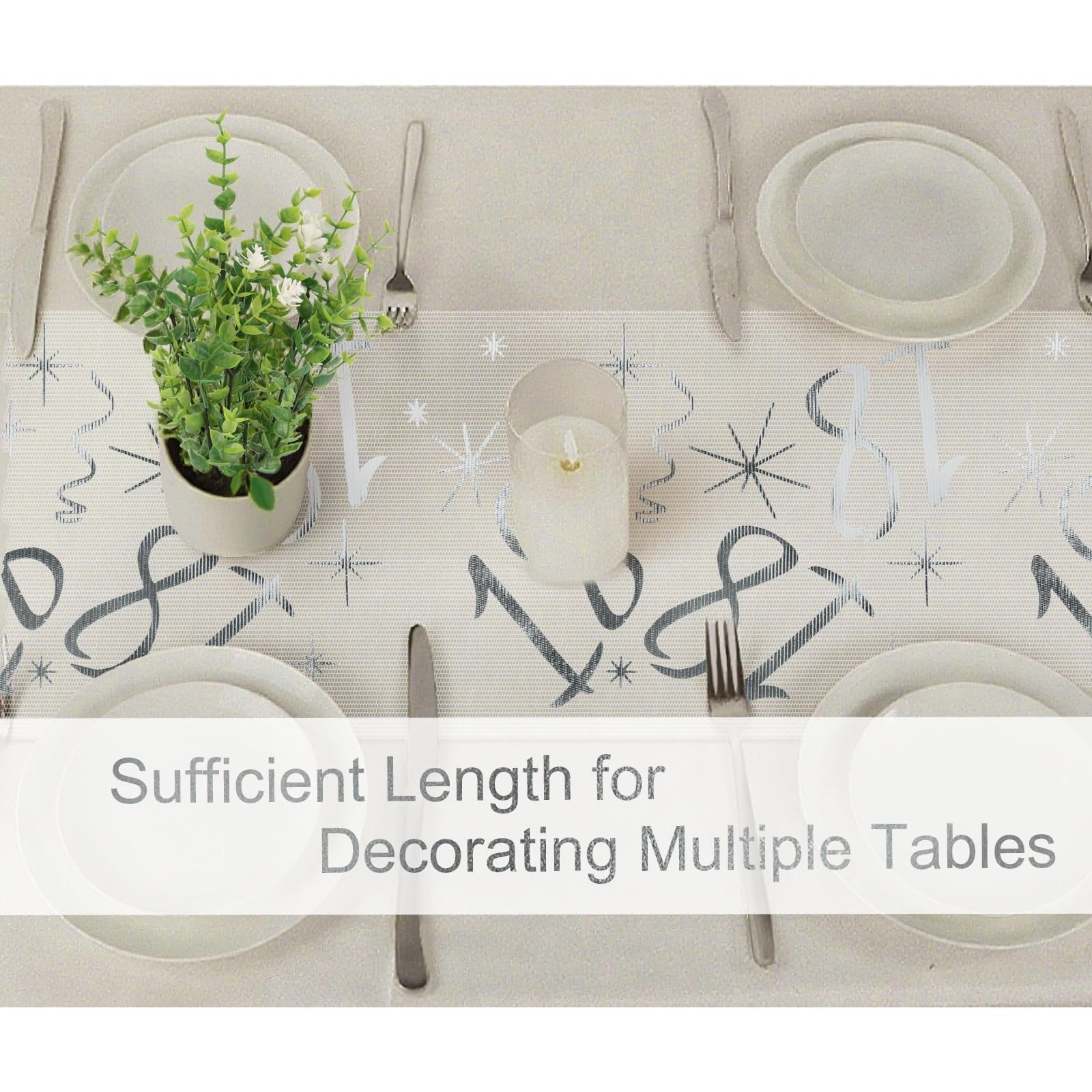 Chemin de table joyeux anniversaire 18 ans pour buffet de fête - 4