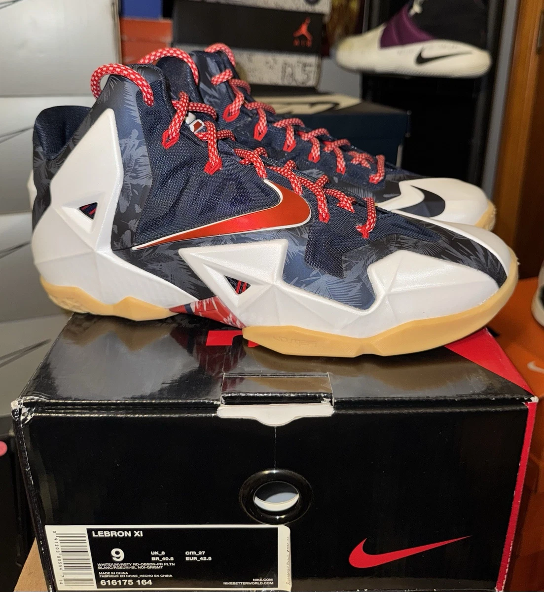 New Nike LeBron 11 Independence Day Men display picture 3