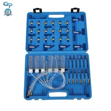 6 Cylinder Diesel Injector Flow Test Meter Common Rail Adapters Fuel Tester Set