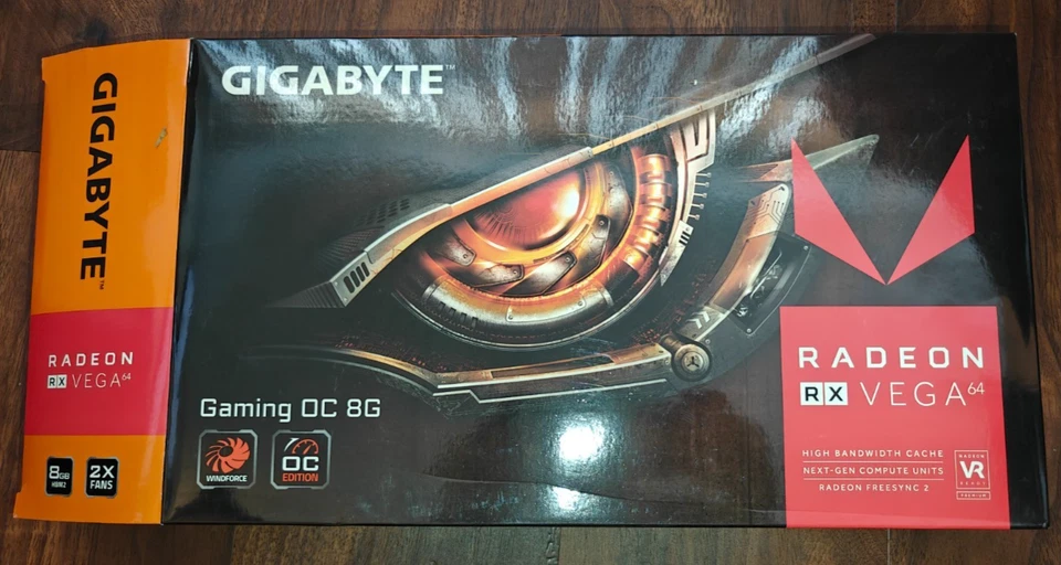 GIGABYTE AMD Radeon RX VEGA 64 Gaming OC 8GB Graphics Card - Image 2 of 4