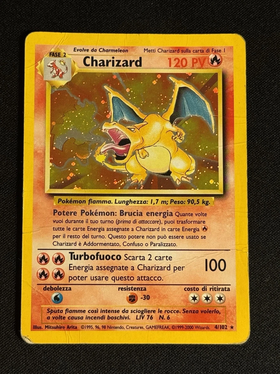 Charizard Pokémon TCG Holo Rare Base Set Individual Collectible