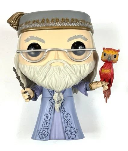 Funko Pop! Vinyl Albus Dumbledore w/ Fawkes 10” Super #110 Harry Potter - No Box