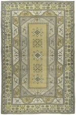 Turkish 13 x 20 Oversize Rug Geometric Design Oriental Living Room Carpet