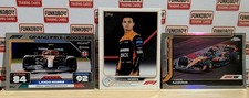 Lando Norris F1 Cards (3)-2022 Topps, 2025 Topps Chrome Refractor + Turbo Attax