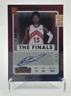 David Johnson 2021-22 Panini Contenders Rookie RC Auto /49 ( Raptors )