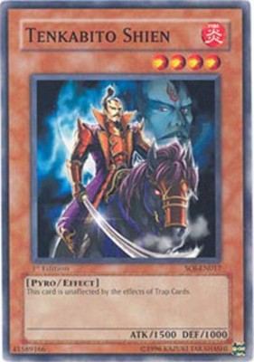 Yugioh! HP Tenkabito Shien - SOI-EN017 - Common - Unlimited Edition Heavily Play