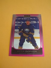 Victor Olofsson 21-22 OPC Platinum Matte Pink Card Buffalo Sabres