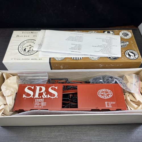Kit de vagón de carga InterMountain escala O SP&S 13281 Spokane Portland Seattle 40' | Condition: Used