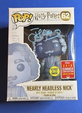 Funko Pop!: Harry Potter - John Clease signed Nearly Headless Nick - JSA Cert.