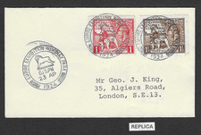 GB George V: 1924 WEMBLEY:  'WEMBLEY PARK' FDC: REPLICA