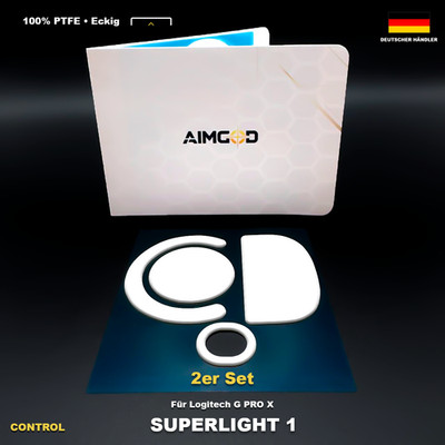 Mausfüße (2x) für Logitech G PRO X Superlight 1 - Control PTFE Skates, Glides