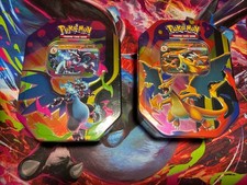Pokemon Mega Charizard -Set of 2- Tins