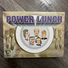 POWER LUNCH Mayfair Games Inc. The Game Where You Wheel
