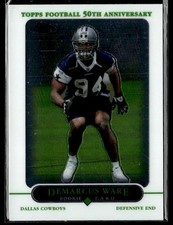 L39,950 -  2005 Topps Chrome #213 DeMarcus Ware RC
