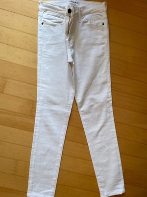Damen Jeans Frame Le High Skinny weiss  Gr. 26   Eher Gr. 24
