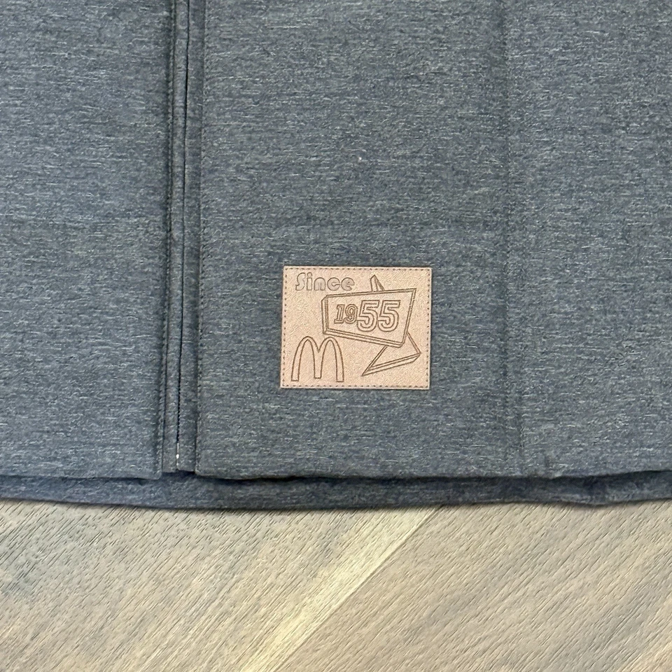 Timeless Elements for McDonalds Puffer Vest Adult XL Employee Gray Full Zip - Image 3 of 4