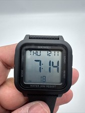 SKMEI Sport Watches Mens Alarm Countdown Male 5Bar Waterproof Watch