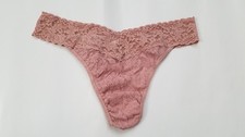 Hanky Panky Signature Lace Original Rise Thong, Desert Rose, One Size