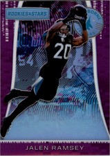 2018 Rookies and Stars Airborne Purple #10 Jalen Ramsey 26/65 - NM-MT