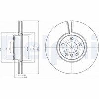 2X Bremsscheibe Delphi BG9063C FüR Bmw X6 X5 F15 F85 E70 E71 E72 F16 F86 Xdrive