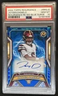 2024 Topps Resurgence Jayden Daniels Rookie RC Blue Surge Auto #/99 PSA 10