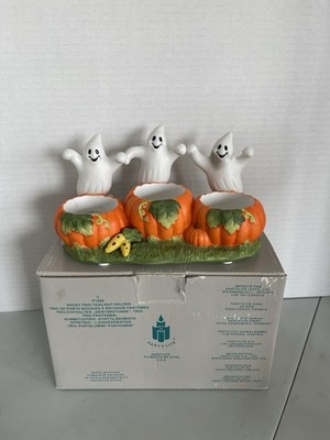 PartyLite Halloween Ghost Trio Tealights 