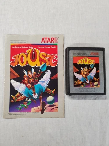 Joust Atari 2600 Game And Manual Tested (Atari 2600, 1983)