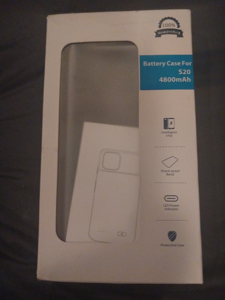 New 4800mAh Rechargeable Battery Case for Samsung Galaxy S20