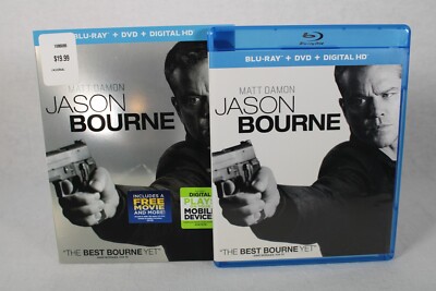 Jason Bourne (Blu-ray/DVD, 2016) Matt Damon Tommy Lee Jones +