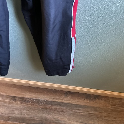Adidas Athletic Track Pants Men’s Large Nylon Blend Zippered Pockets - Picture 4 of 14