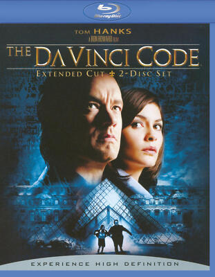 The DaVinci Code - Extended Cut (Blu-ray, 2009, 2-Disc Set) NEW