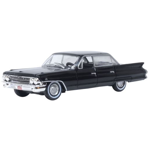 Oxford 87CSD61004 Cadillac Sedan De Ville 1961 Ebony 1:87 Scale