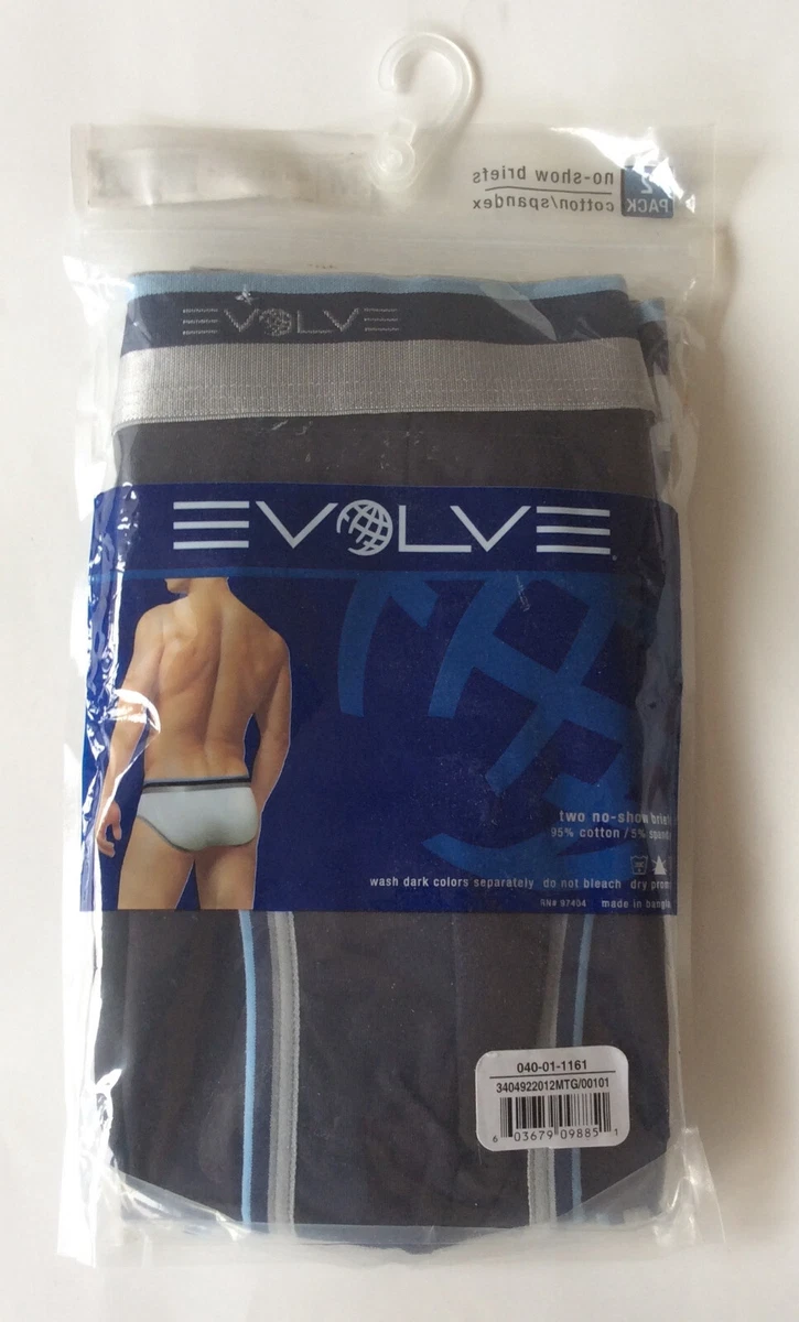 2 Pack 2xist EVOLVE Underwear Mens Medium 32-34 No Show Briefs Cotton NWT  Target