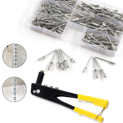 380tlg Profi Hand Nietenzange Set Blindnietenzange Popnietzange DIY Werkzeug KFZ