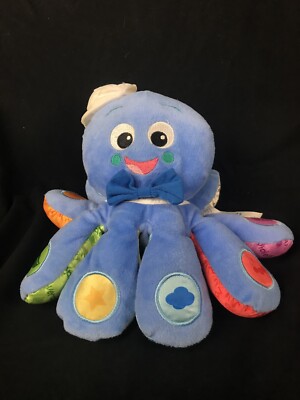 Baby Einstein Stuffed Musical Blue Octopus Developmental Activity Toy