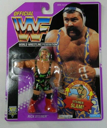 Vintage 1993 Purple Card Hasbro WWF WWE Rick Stein...