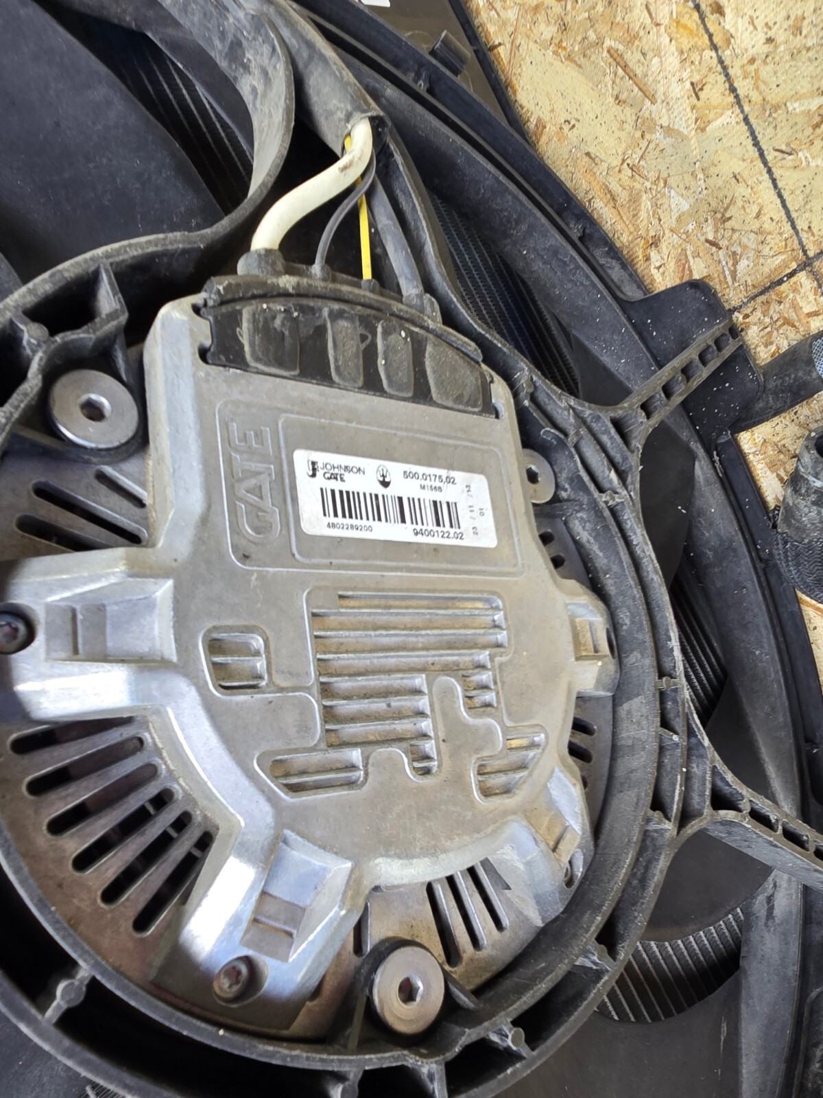 RADIATOR CONDENSER ENGINE FAN CLIP OEM 40K 13-16 MASERATI GHIBLI S QUATTROPORTE