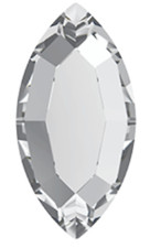 Navette 4x2mm Crystal Clear IHC Austrian 2200 Flatback Rhinestones 36 pcs