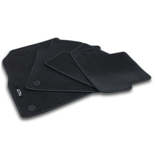 GENUINE OE VAUXHALL ASTRA J MK6 VELOUR BLACK TAILORED FRONT/REAR FLOOR