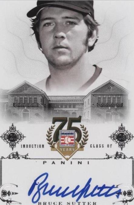 Sutter's Signature 2014 Panini Hall of Fame - Signatures Bruce Sutter #77 (AU) for sale ...