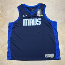 NEW 3XL Nike Dallas Mavericks Blank Swingman Jersey Blue Mens CW6831-419