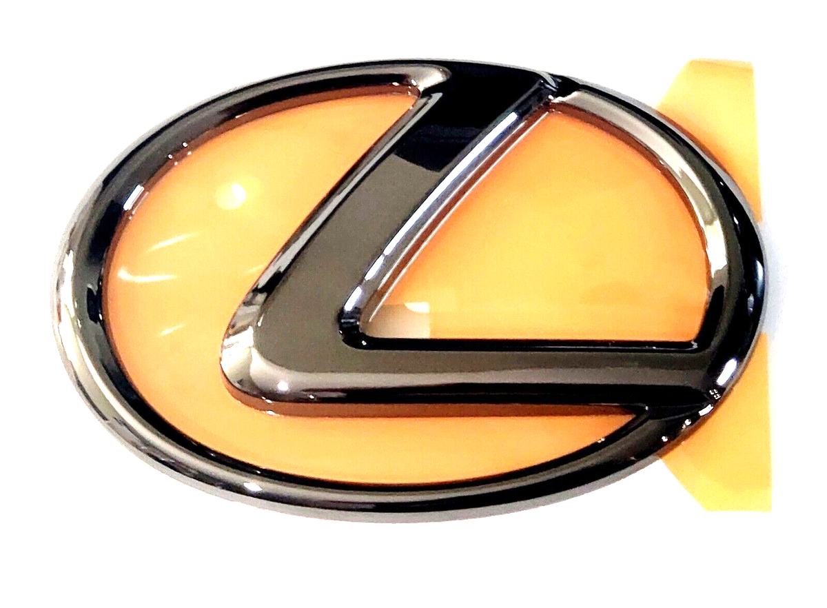 2008-2021 Lexus LX570 Rear L Black Chrome Emblem | Japan