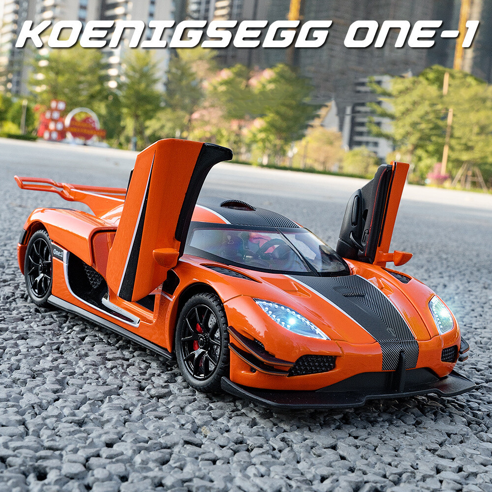 1:24 Diecast Vehicle for Koenigsegg One Super Car Model Car Toy