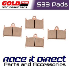 Bremsbel&auml;ge f&uuml;r Triumph Daytona 955 i 1999-2006 vorne goldfrei S33