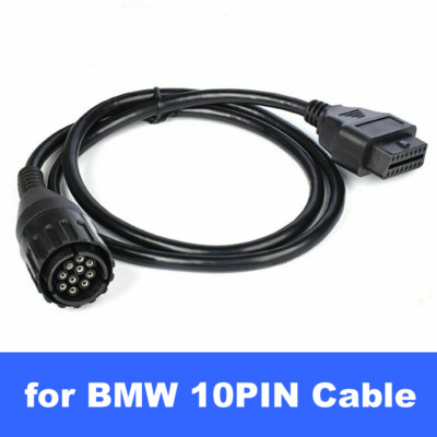 10 Pin to 16 Pin OBD2 Diagnostic Scanner Adapter Cable fit for BMW Motorcycles