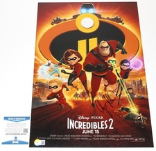 CRAIG T. NELSON SIGNED 'THE INCREDIBLES 2' 12x18 MOVIE POSTER BECKETT COA BAS 